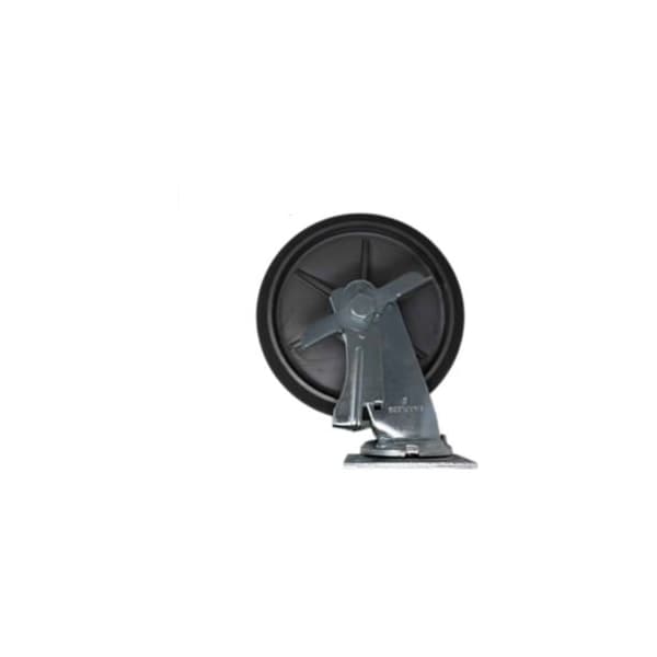 Specialmade Goods And Services Rubbermaid 8in Swivel Plate Caster W/ Brake for Rubbermaid Full Size Housekeeping Cart FG6189L50000 - main